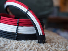 Load image into Gallery viewer, DAN Cases C4-SFX 8 (4+4) pin CPU/EPS Paracord Custom Sleeved Cable