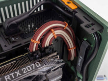 Load image into Gallery viewer, Fractal Terra 6 Pin PCIE Paracord Custom Sleeved Cable