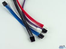 Load image into Gallery viewer, 8 (4+4) Pin CPU/EPS Unsleeved Custom Cable - Choose Your Length