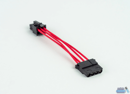 4 Pin Molex Power Unsleeved Custom Length Cable