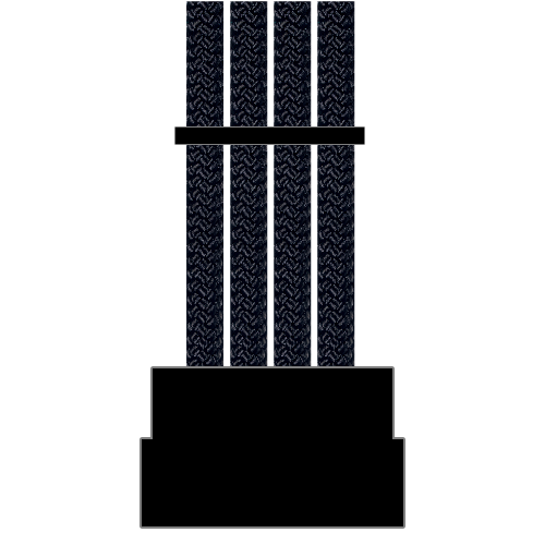 4 Pin Molex Power Paracord Custom Sleeved Cable