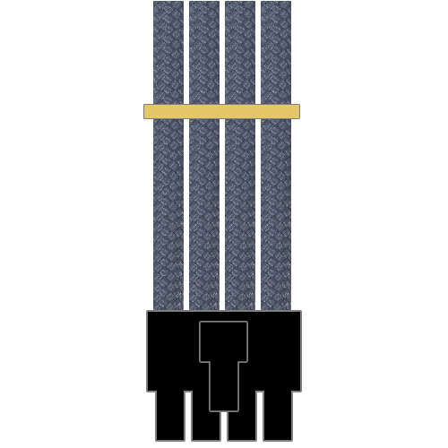 Cooler Master NR200 8 (6+2) Pin PCIE Paracord Custom Sleeved Cable