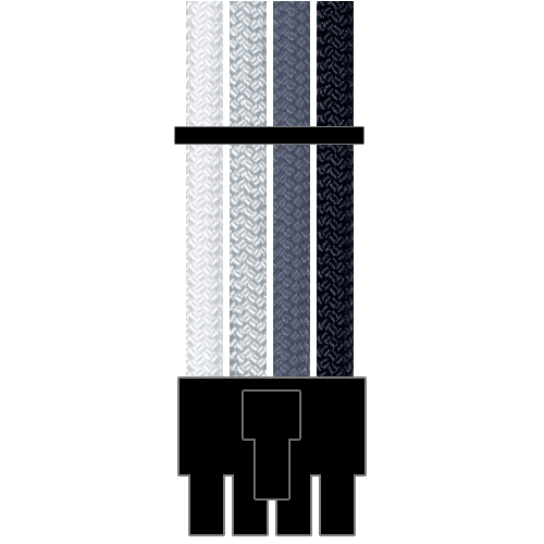 LOUQE Ghost S1 8 (4+4) Pin CPU/EPS Paracord Custom Sleeved Cable