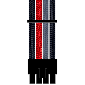 SSUPD Meshlicious 8 (6+2) Pin PCIE Paracord Custom Sleeved Cable