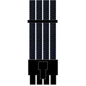 Lian Li x DAN A4-H2O 8 (4+4) Pin CPU/EPS Paracord Custom Sleeved Cable