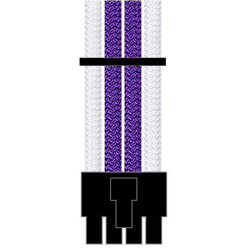 SSUPD Meshlicious 8 (4+4) Pin CPU/EPS Paracord Custom Sleeved Cable