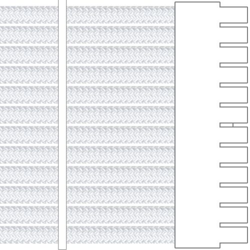 LOUQE Ghost S1 24 Pin Paracord Custom Sleeved Cable