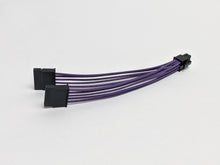 Load image into Gallery viewer, Sliger S610/S620 Dual SATA Power Unsleeved Custom Cable