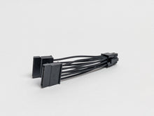 Load image into Gallery viewer, LOUQE Ghost S1 Dual SATA Power Unsleeved Custom Cable